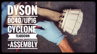 Как разобрать и почистить циклон Dyson UP16/DC40