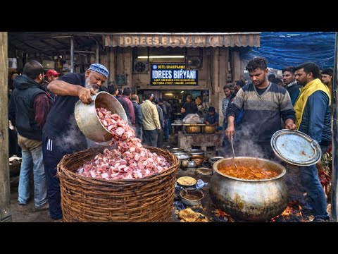 Extreme Mutton Korma Cooking in India | Huge Pots, Real Street Process