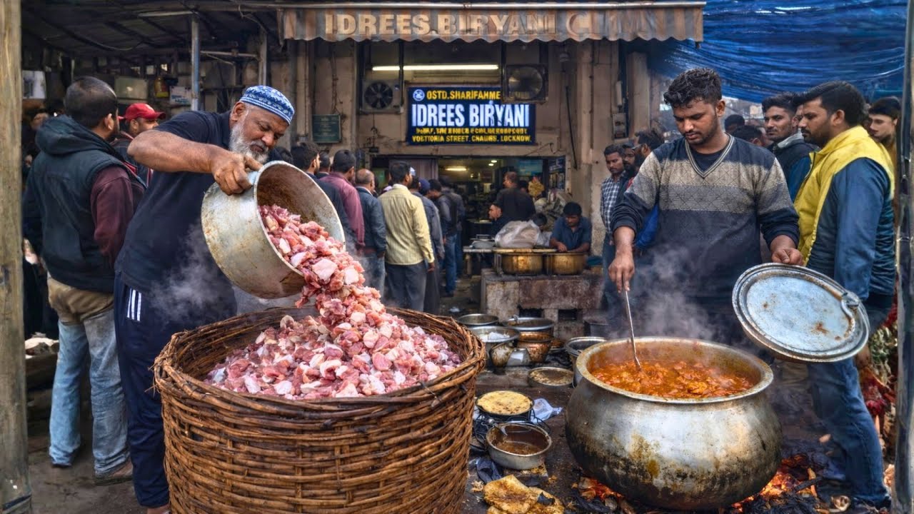 Extreme Mutton Korma Cooking in India | Huge Pots, Real Street Process