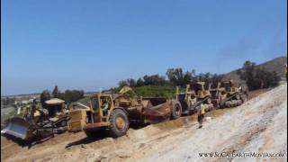 2 D10R pushcat's loading 651B scrapers