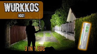 🔦 Wurkkos HD01 Review – Compact 3 in 1 EDC Flashlight with Magnetic Tail & Built in Battery!
