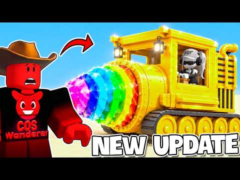 "NEW UPDATE" DRILL TRAIN vs NEW SPECIES... in Drill to Earth's Core!