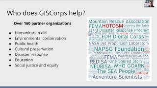 GIS for Good! Learn about URISA's GISCorps (August 2021)
