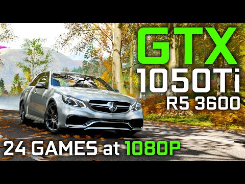 GTX 1050 Ti + RYZEN 5 3600 TEST IN 24 GAMES