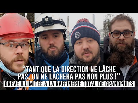 Reportage. Raffineurs de Grandpuits en grève : &quot;Tant que Total lâche pas, on lâche pas non plus !&quot;