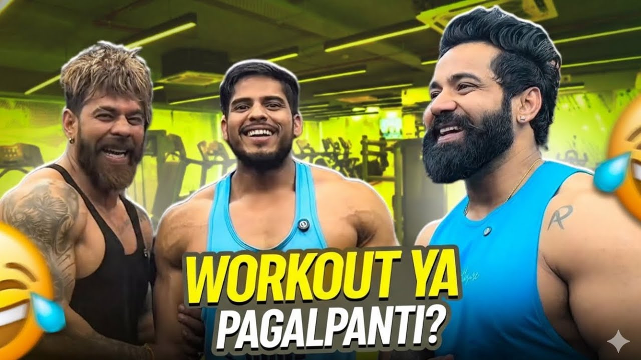 After long time heavy shoulder workout with full comedy 🤣 - YouTube