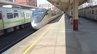2026.05.16 4162次500型GTO區間車+418次新自強號樹林雙單進出站(418次編組3060/3006，4162次編組518+584)