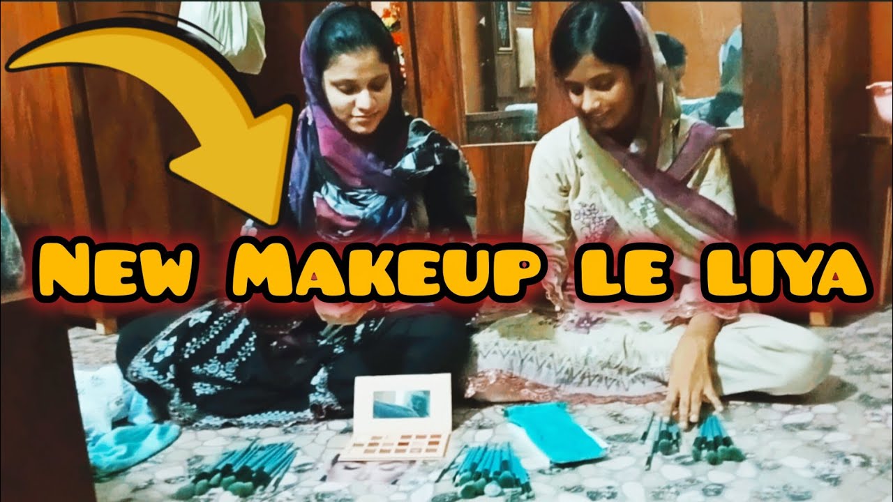 Neha aur maine new makeup liya 😍 { Misbah family vlogs1}