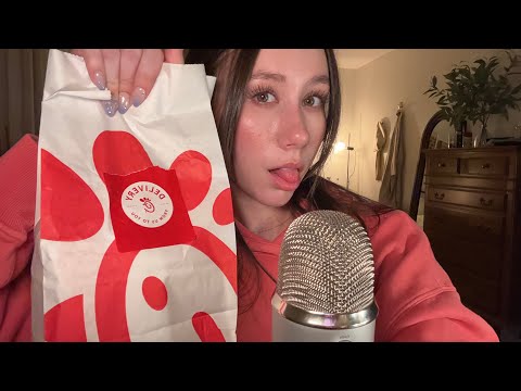 ASMR | Chickfila Mukbang and Ramble