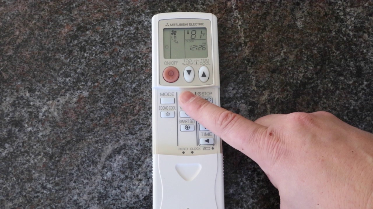 Morris Tips Operating Remote For Your Mitsubishi Ductless System Youtube