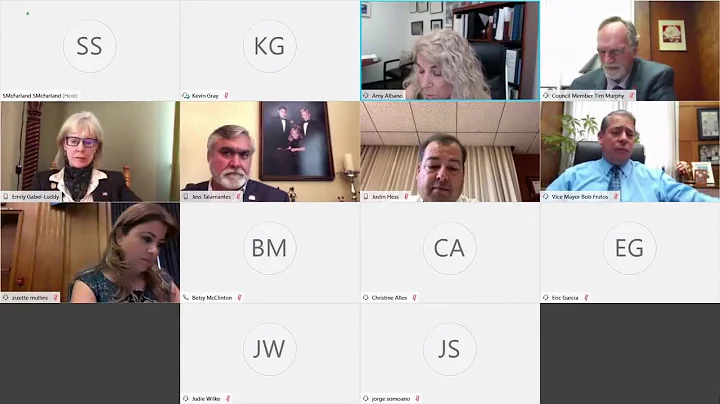 Burbank City Council Meeting Closed Session - April 28, 2020