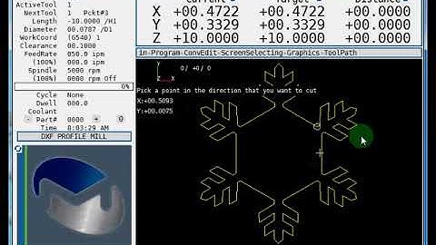 How to create a program using your imported .DXF file