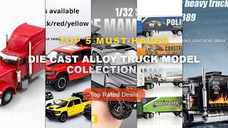 Why Everyone Is Buying Die Cast Alloy Truck Model Collection Toy - Scale Peterbilt 389 Heavy Tr