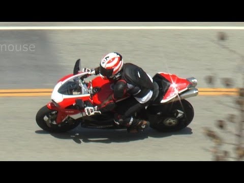 No Mercy for Lane Crossers - Ducati 848 Crash