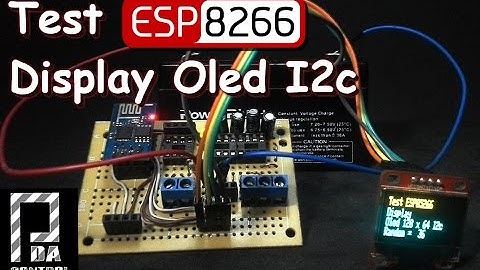 Test - Prueba ESP8266 Display Oled I2C : PDAControl