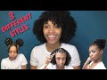 3 SIMPLE &amp; CUTE STYLES FOR NATURAL HAIR ! | PERFECT FOR SUMMER ! |