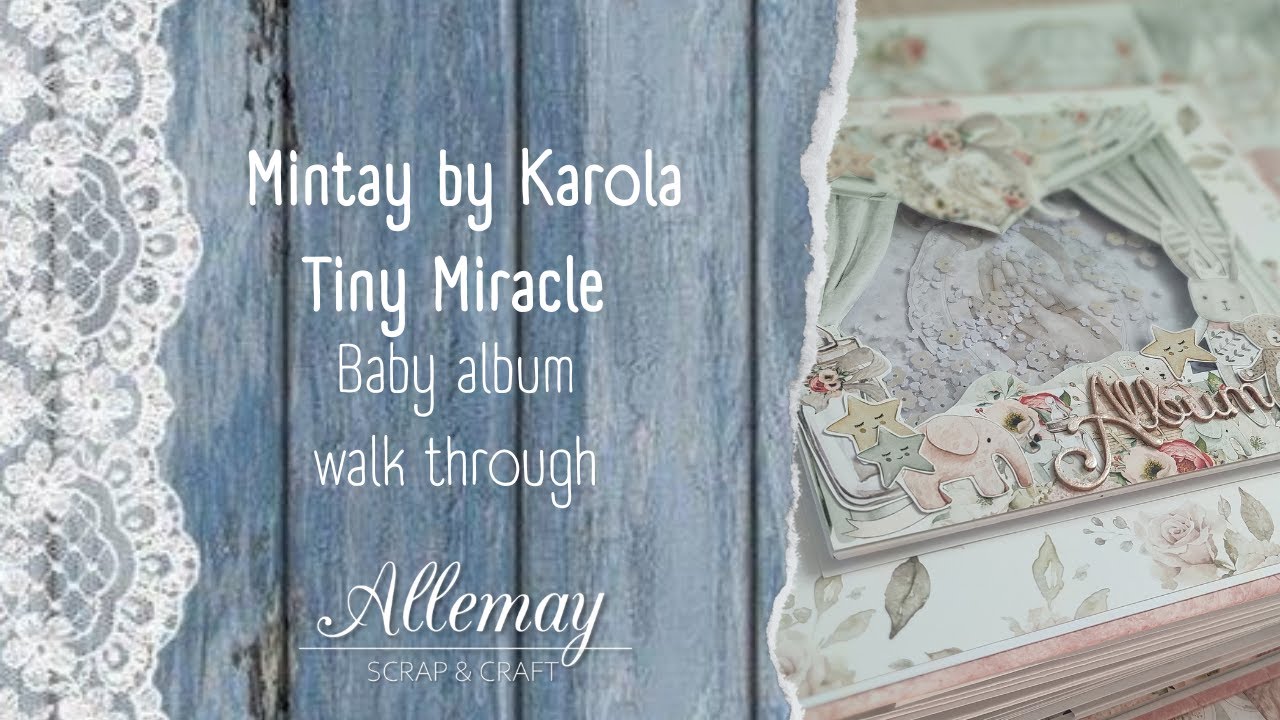 Baby album - Mintay Tiny Miracle, , scrapbooking
