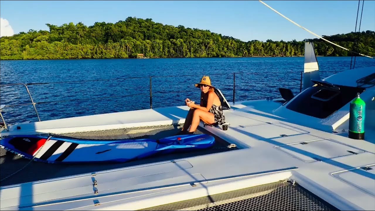 Sailing in the Solomons, surf retreat, village life, crocodile tracks