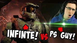 PlayStation Guy Returns To Halo! - FIRST TIME Playing Halo Infinite!