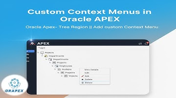 Add Custom Context Menu in Tree Region || Implement Chart of Accounts (Part 2)