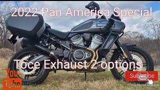 2022 Harley Davidson Pan America with Toce Exhaust and db Baffle Option