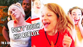 BABYSITTER TAKES ROBLOX OFF KID *gets arrested* (Dhar Mann React w/the Norris Nuts)