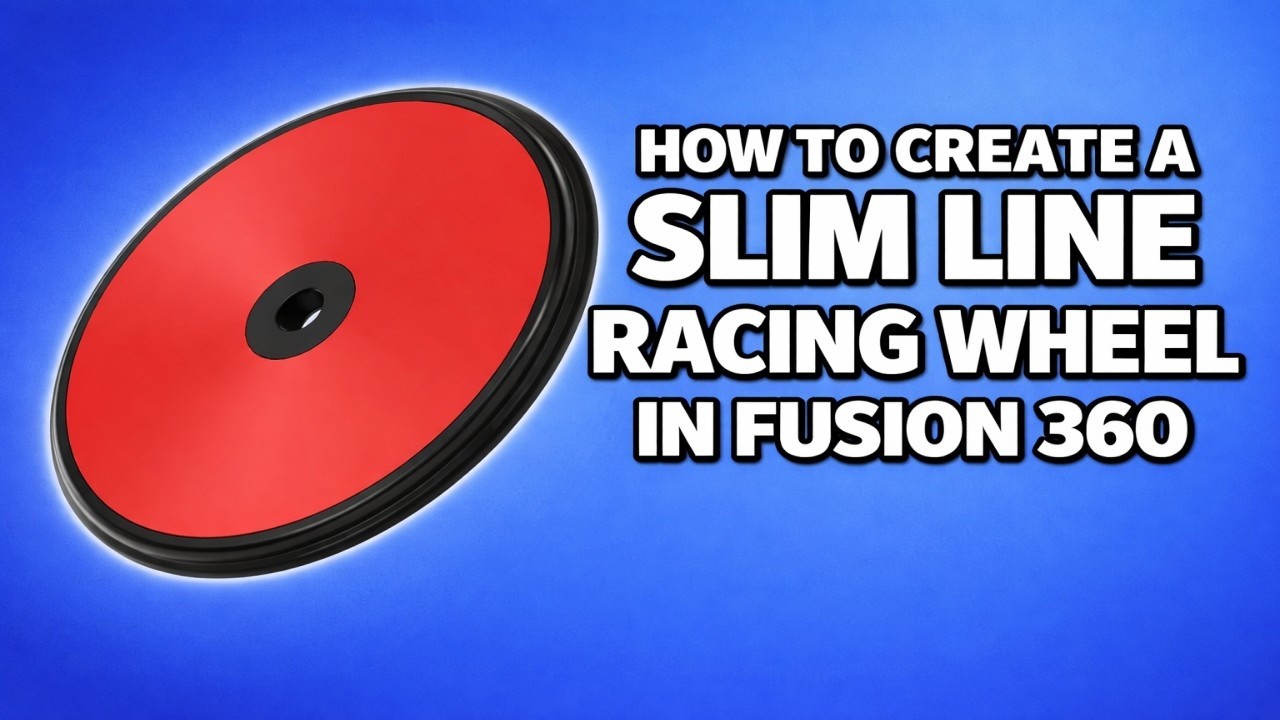 Car That Wheel Routed 360 Designing a Racing Wheel in Fusion 360 - YouTube