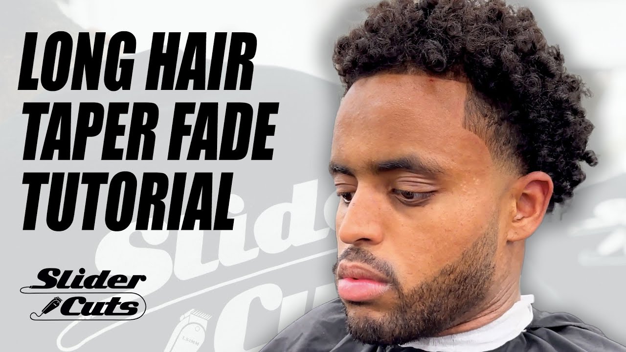 HOW TO DO A TAPER FADE ON LONG CURLY HAIR, TUTORIAL