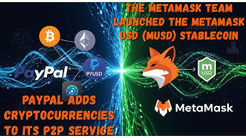 PayPal added cryptocurrencies to P2P | MetaMask has launched the stablecoin #cryptonews #crypto