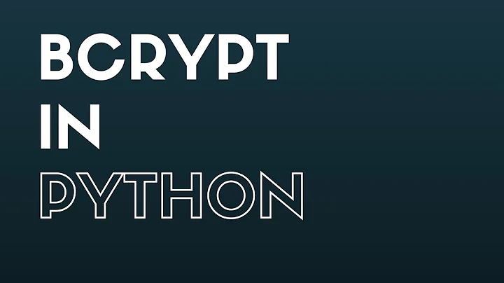 Using Bcrypt (Blowfish) in Python
