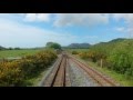 (UPDATED) Welsh Highland Railway - Porthmadog to Caernarfon rear view from carriage 113