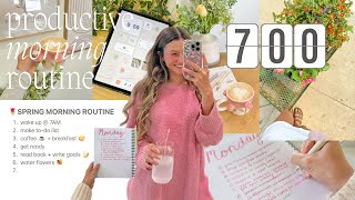 my spring morning routine! *how I set myself up to have a productive day* coffee, todo lists, + MORE