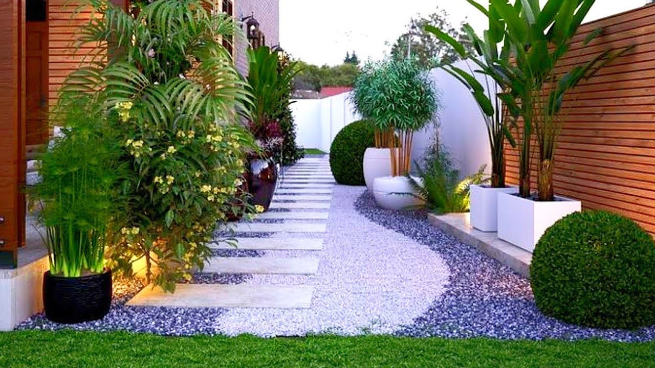 Top 200 Front Yard Garden Landscaping Ideas 2023 Backyard Patio Design|  Modern House Exterior Design - Youtube