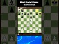 Most Brutal Chess Game Fatal Attraction chess shorts 