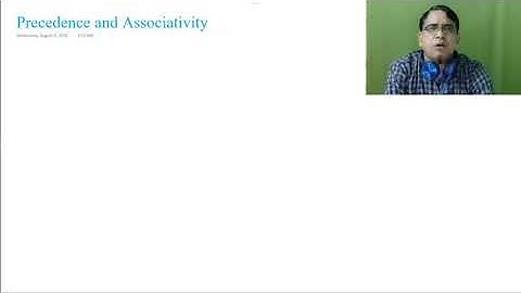 Lec-24 | C-Lang | Precedence and Associativity in 