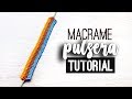 Pulsera Tricolor » ✨ tutorial | como hacer pulsera de hilo | diy ● Friendship Bracelet #154