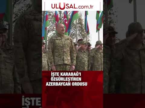 İşte Karabağ'ı özgürleştiren Azerbaycan ordusu #azerbaycan #karabağ #şuşa #aliyev