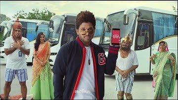 Allu Arjun RedBus Ad 4 redDeal feat  Allu Arjun Telugu