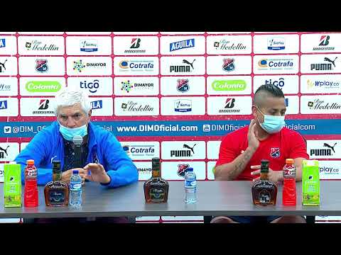 Rueda de prensa del Independiente Medellín tras el partido frente al Deportivo Pereira