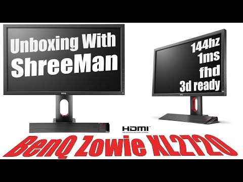 BenQ Zowie XL2720 27 Inch Gaming Monitor l Unboxing With ShreeMan