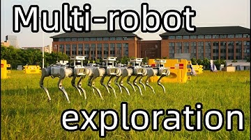 Coordinated multi-robot dog exploration in unknown environment