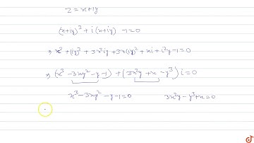 Number of real or purely imaginary solution of the equation, `z^3 + iz-1=0` is