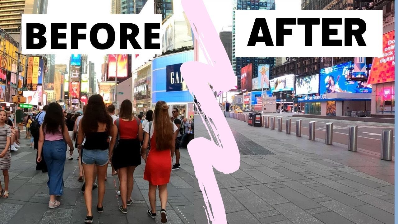 Pre COVID-19 Walking NYC Midtown Compilation