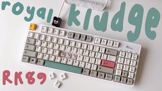 NEW royal kludge RK89 mechanical keyboard unboxing | holy panda typing sound + 9009 retro keycaps screenshot 5