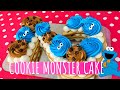 Pastel de Monstruo Come galletas!!  ♡ | Pastelera Estrella #CookieMonsterParty