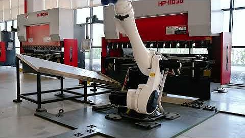 Robotic Arm and Press Brake Integration Demo