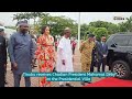 President Bola  Tinubu receives Chadian President Mahamat Déby at the Presidential Villa.