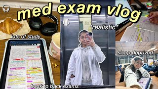 MBBS EXAM WEEK *real*👩🏻‍⚕️📚~ back to back exams, sleep deprived, failing?