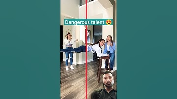 She’s FLYING! 😱😂 (Peru Filter Challenge) | Triple Charm #shorts