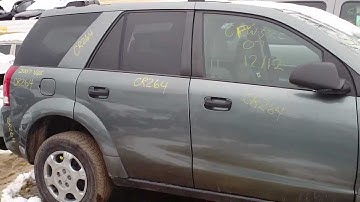 2007 Saturn Vue Auto Parts Inventory Standard Auto Wreckers CR264